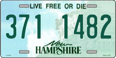NH license plate 3711482