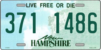 NH license plate 3711486