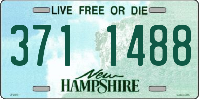 NH license plate 3711488