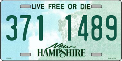 NH license plate 3711489