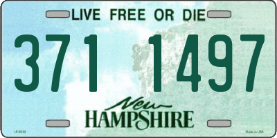 NH license plate 3711497