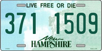 NH license plate 3711509