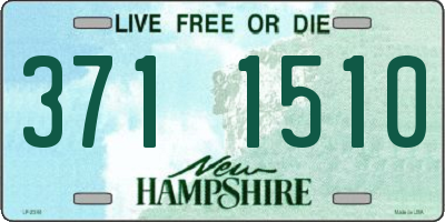 NH license plate 3711510