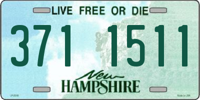 NH license plate 3711511
