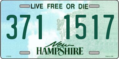 NH license plate 3711517