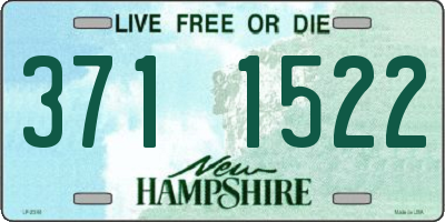 NH license plate 3711522