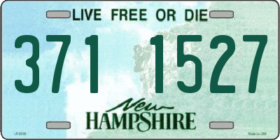 NH license plate 3711527
