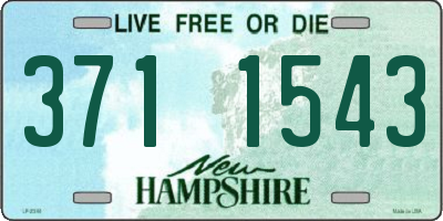 NH license plate 3711543