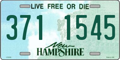 NH license plate 3711545