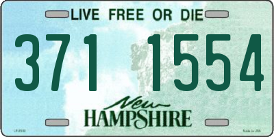 NH license plate 3711554