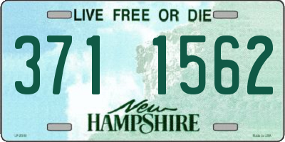 NH license plate 3711562