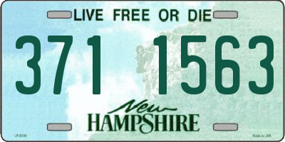 NH license plate 3711563
