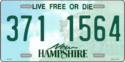 NH license plate 3711564