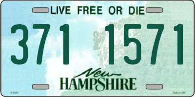 NH license plate 3711571