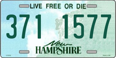 NH license plate 3711577