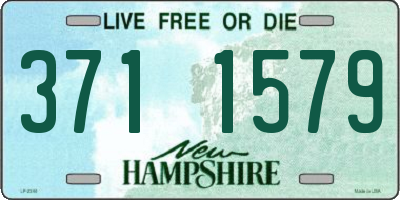 NH license plate 3711579