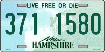 NH license plate 3711580