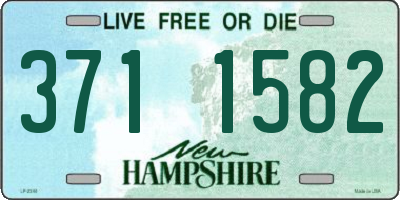 NH license plate 3711582