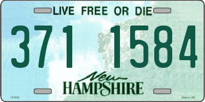 NH license plate 3711584