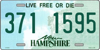 NH license plate 3711595