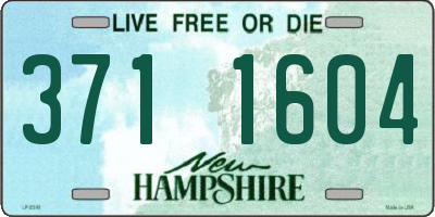 NH license plate 3711604