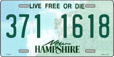 NH license plate 3711618