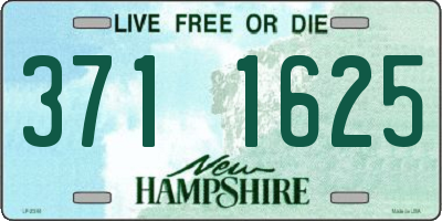 NH license plate 3711625