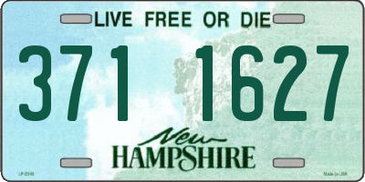 NH license plate 3711627