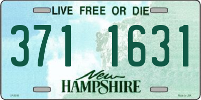 NH license plate 3711631