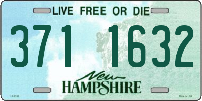NH license plate 3711632