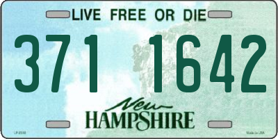 NH license plate 3711642