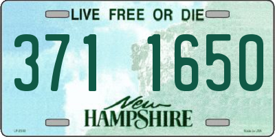 NH license plate 3711650