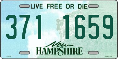 NH license plate 3711659