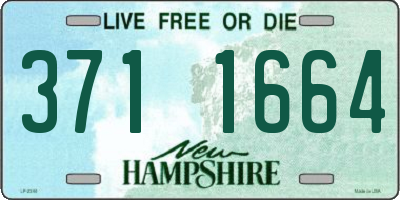 NH license plate 3711664
