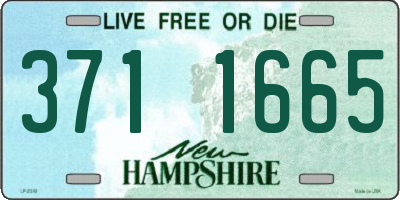 NH license plate 3711665