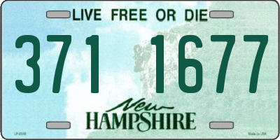 NH license plate 3711677