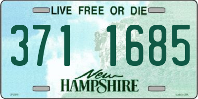 NH license plate 3711685