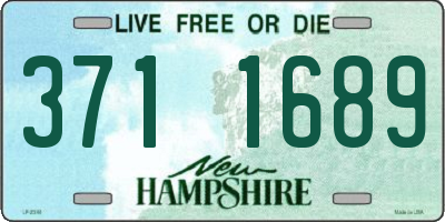 NH license plate 3711689