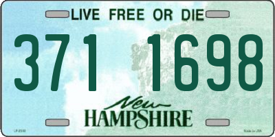 NH license plate 3711698
