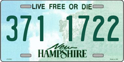NH license plate 3711722