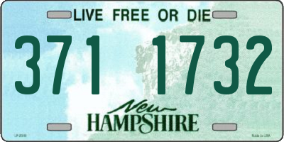 NH license plate 3711732