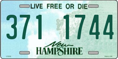 NH license plate 3711744
