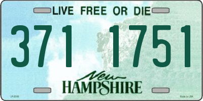 NH license plate 3711751