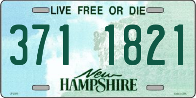 NH license plate 3711821