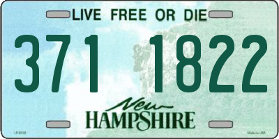 NH license plate 3711822