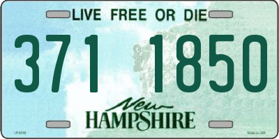 NH license plate 3711850