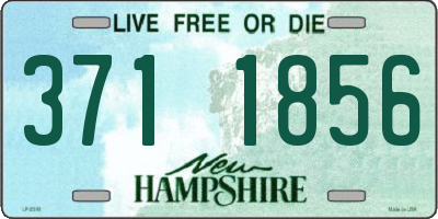 NH license plate 3711856