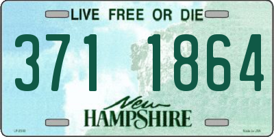 NH license plate 3711864