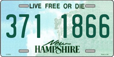 NH license plate 3711866