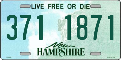 NH license plate 3711871